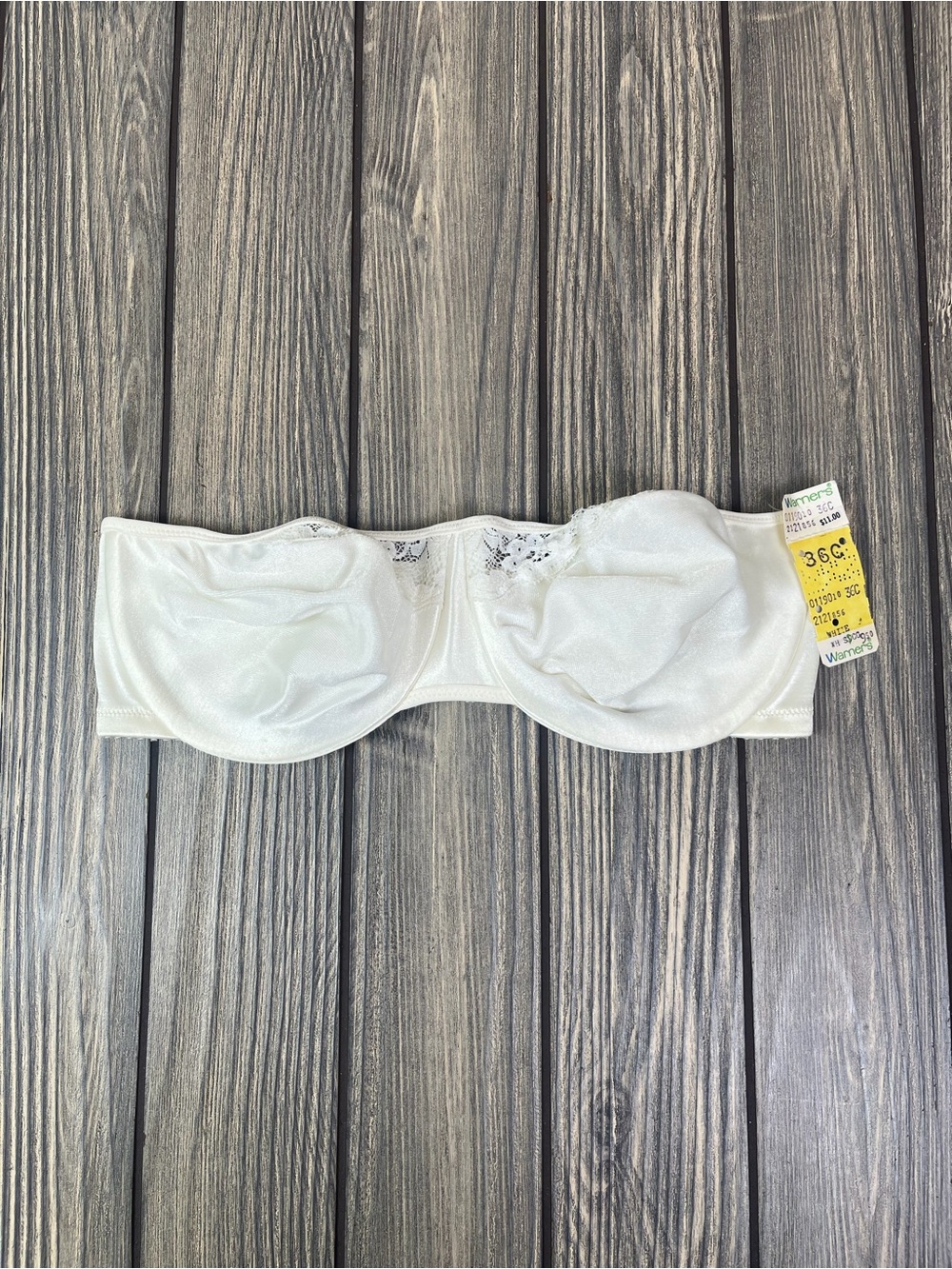 NEW Vintage Warner's Strapless Bra Women's 36C